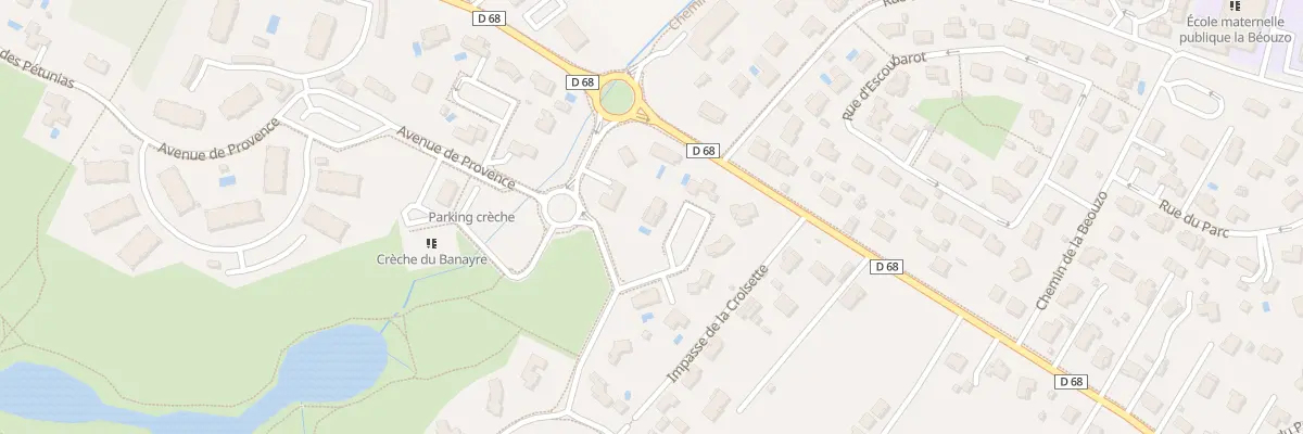 Plan du 1 Imp des Muguets à Fonsorbes
