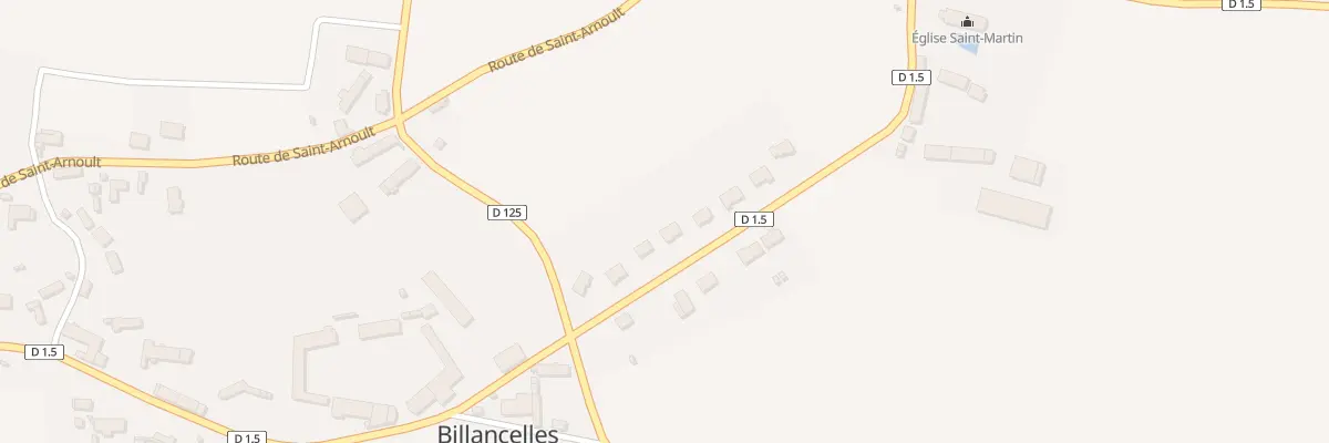Plan du 7 Rue de l’Eglise à Billancelles