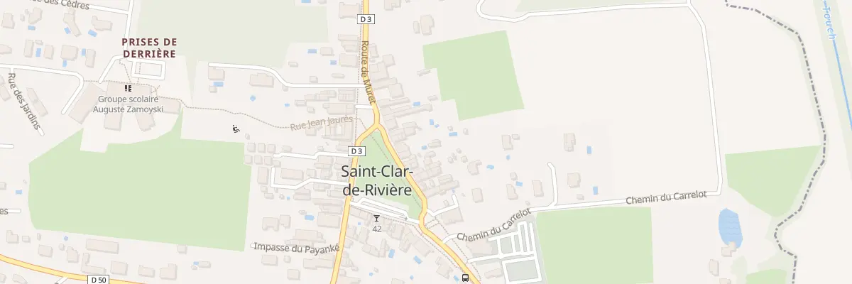 Plan du 13 Gpl La Grand Place à Saint-Clar-de-Rivière