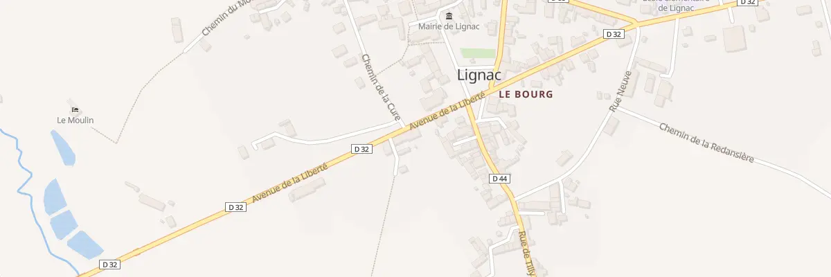 Plan du 55 Av de la Liberté à Lignac