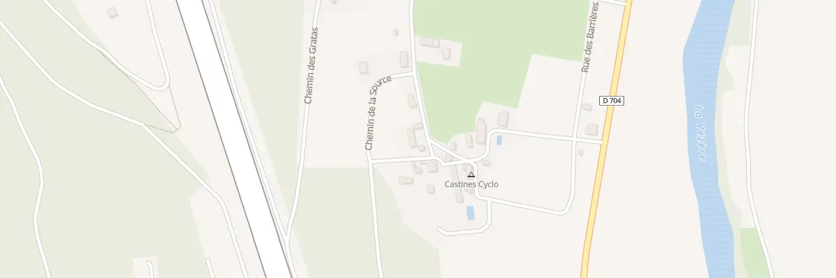 Plan du 8 Rue des Castines à Condat-sur-Vézère