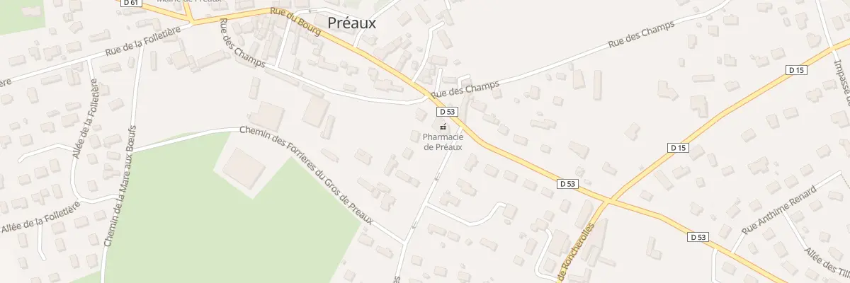 Plan du 24 Rue des Ecoles à Préaux