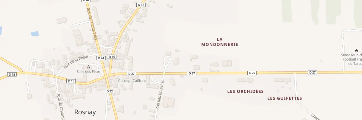 Plan du 13 Rue de la Mondonnerie à Rosnay