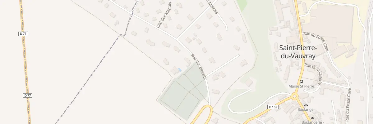 Plan du 1 Rue des Bleuets à Saint-Pierre-du-Vauvray