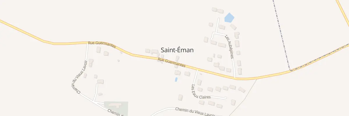 Plan du 14 Rue Guermantes à Saint-Éman