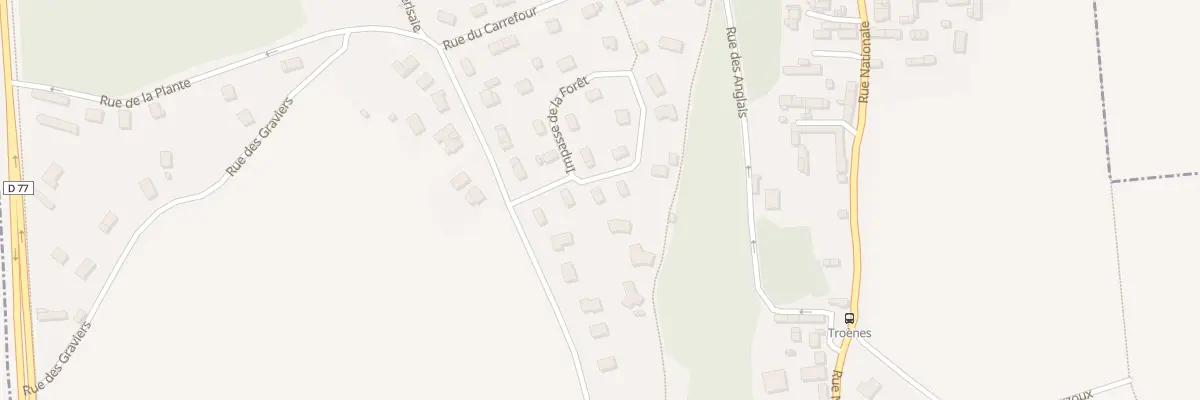 Plan du 4 Imp de la Foret à Saint-Étienne-du-Vauvray