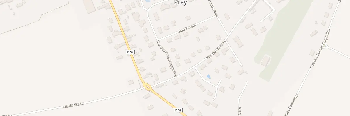 Plan du 3 Rue des Fosses Appoline à Prey