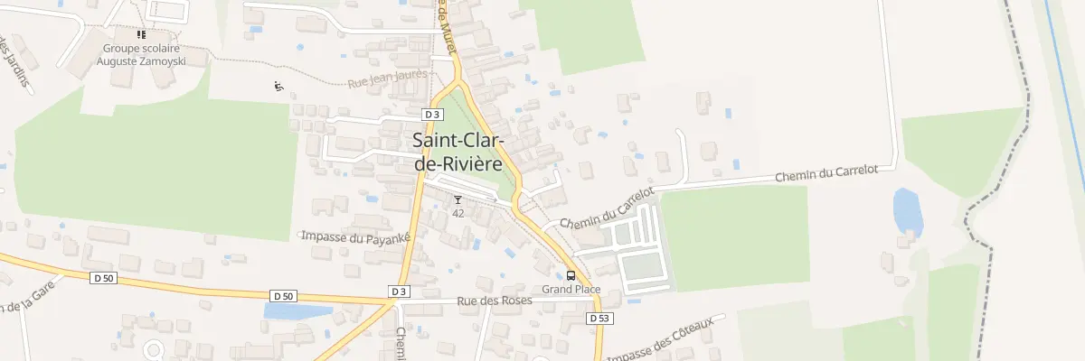 Plan du 27 Gpl La Grand Place à Saint-Clar-de-Rivière