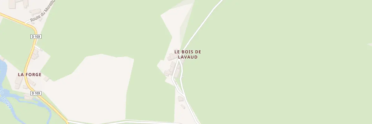 Plan du 5 Bois de Lavaud à Balledent