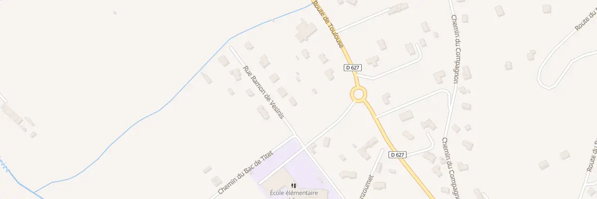 Plan du 10 Rue Ramon de Vesinis à Montesquieu-Volvestre