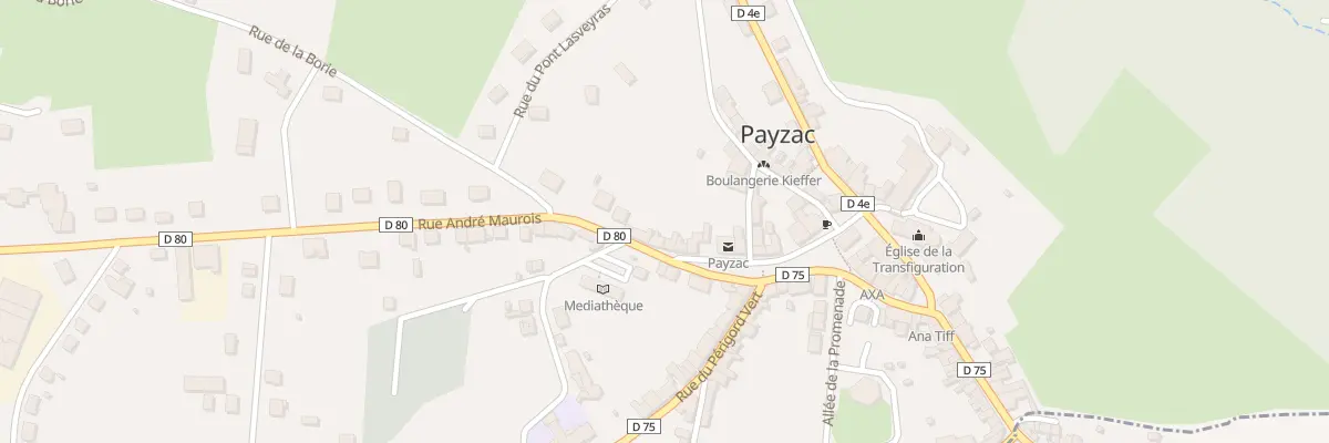 Plan du 151 Le Bourg à Payzac