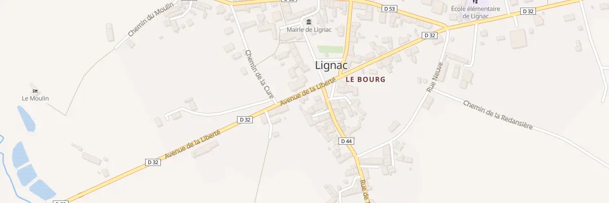 Plan du 53 Av de la Liberté à Lignac