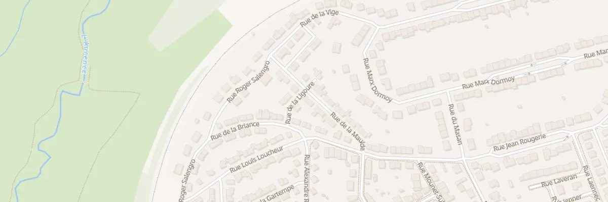 Plan du 8 Rue de la Ligoure à Limoges