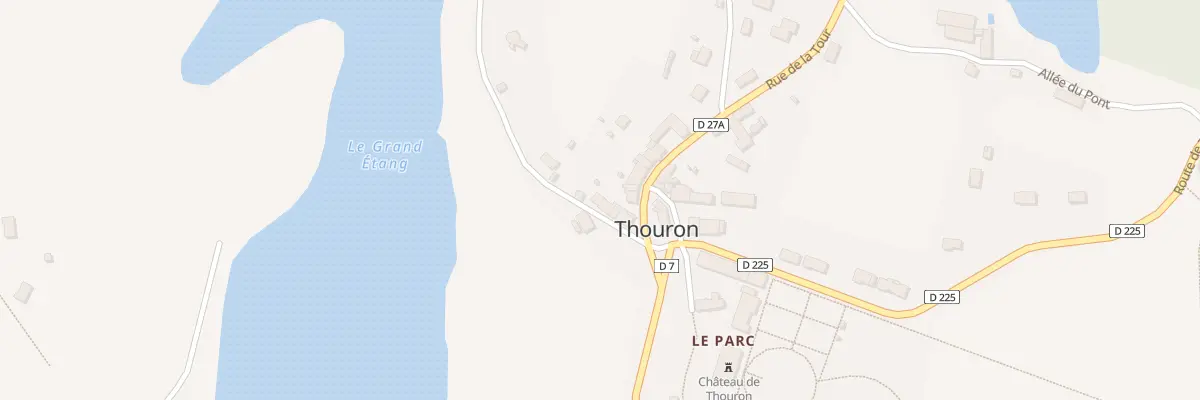 Plan du 6 Che de la Combette à Thouron