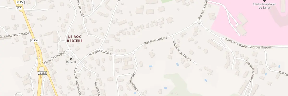 Plan du 19 Rue Jean Leclaire à Sarlat-la-Canéda