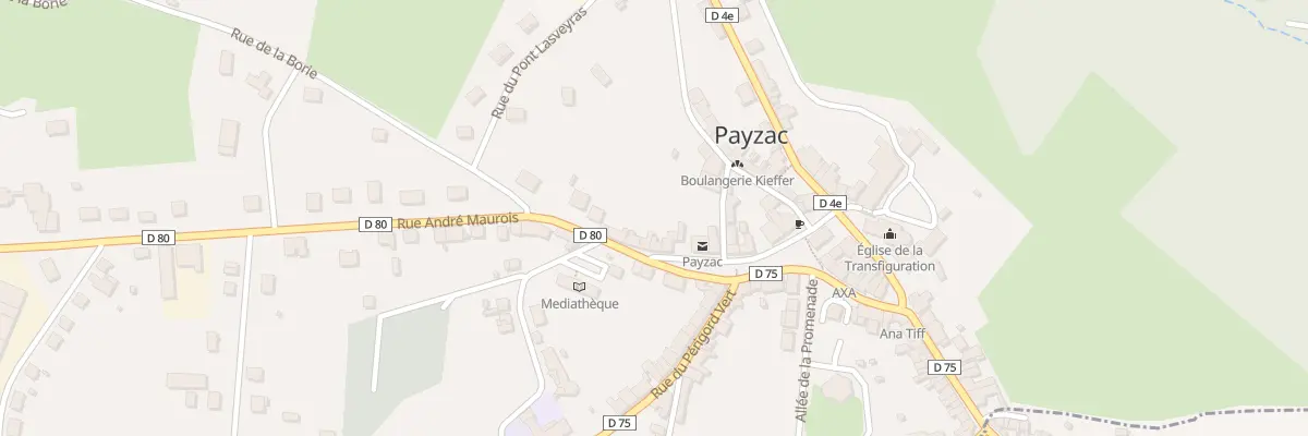 Plan du 150 Le Bourg à Payzac