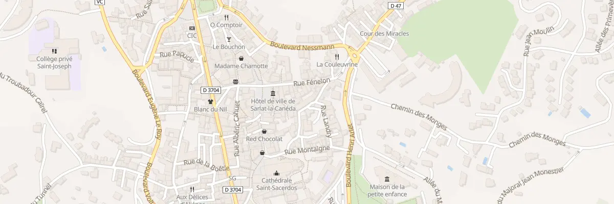 Plan du 6B Rue du Présidial à Sarlat-la-Canéda