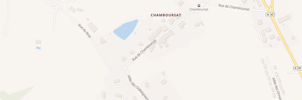 Plan du 23 Rue de Chamboursat à Couzeix