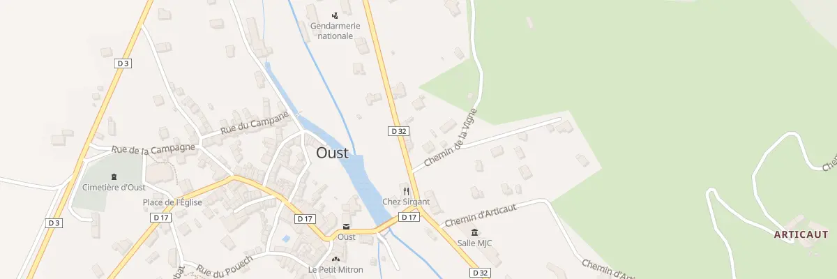 Plan du 11B Rte de St Girons à Oust
