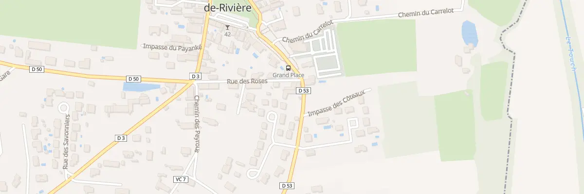 Plan du 20 Rte du Lherm à Saint-Clar-de-Rivière