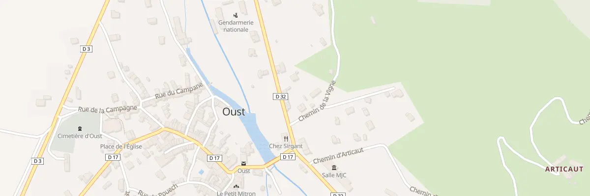 Plan du 10 Rte de St Girons à Oust