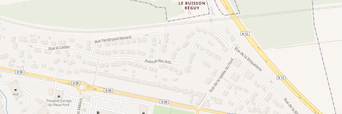 Plan du 22 Av des Arts à Nonancourt