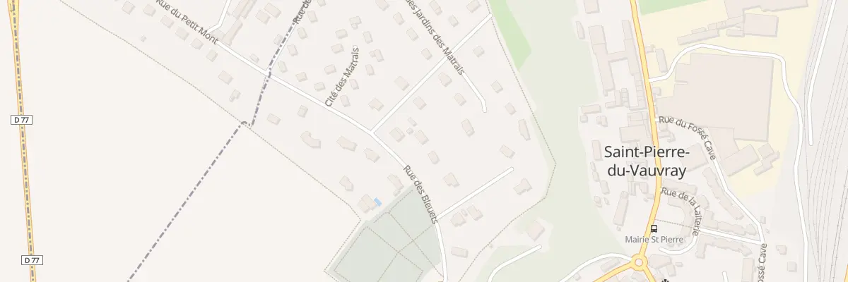 Plan du 12 Rue des Bleuets à Saint-Pierre-du-Vauvray