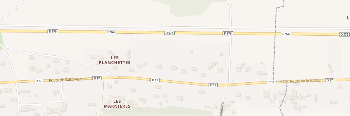 Plan du 55 Rte de Saint-aignan à Saint-Julien-de-Chédon