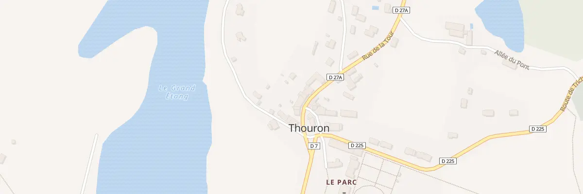 Plan du 7 Rue de la Tour à Thouron