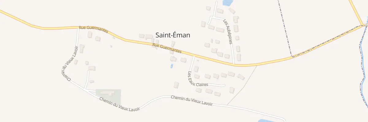 Plan du 1 Rue Guermantes à Saint-Éman