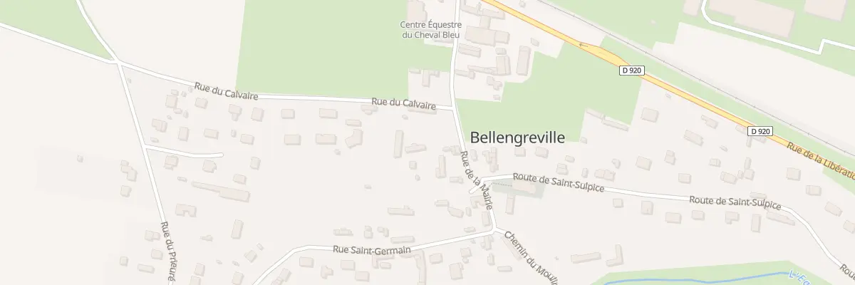 Plan du 5005 Bourg de Bellengreville à Bellengreville