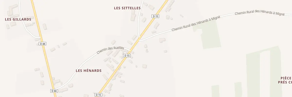 Plan du 48 Rte de Mézières à Rosnay