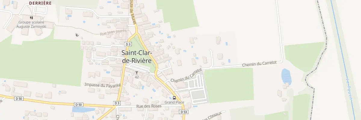 Plan du 29B Gpl La Grand Place à Saint-Clar-de-Rivière