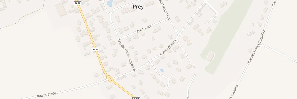 Plan du 10 Rue de l’Empire à Prey