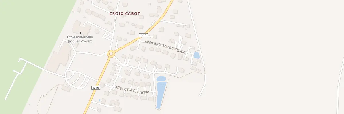 Plan du 100 La Mare Sangsue à Préaux