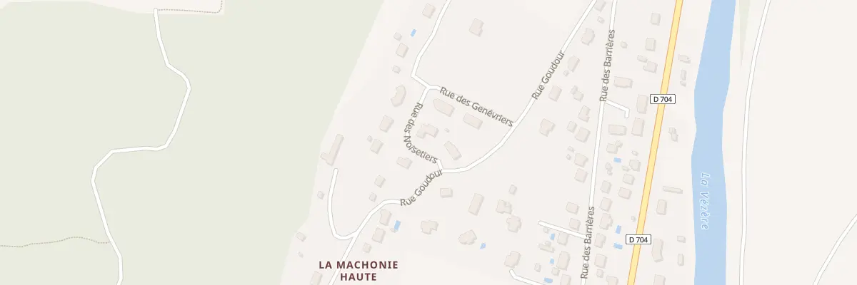 Plan du 2 Rue des Noisetiers à Condat-sur-Vézère