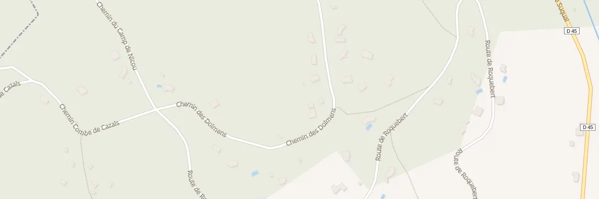 Plan du 5952F Pech de Claussinet à Castelfranc