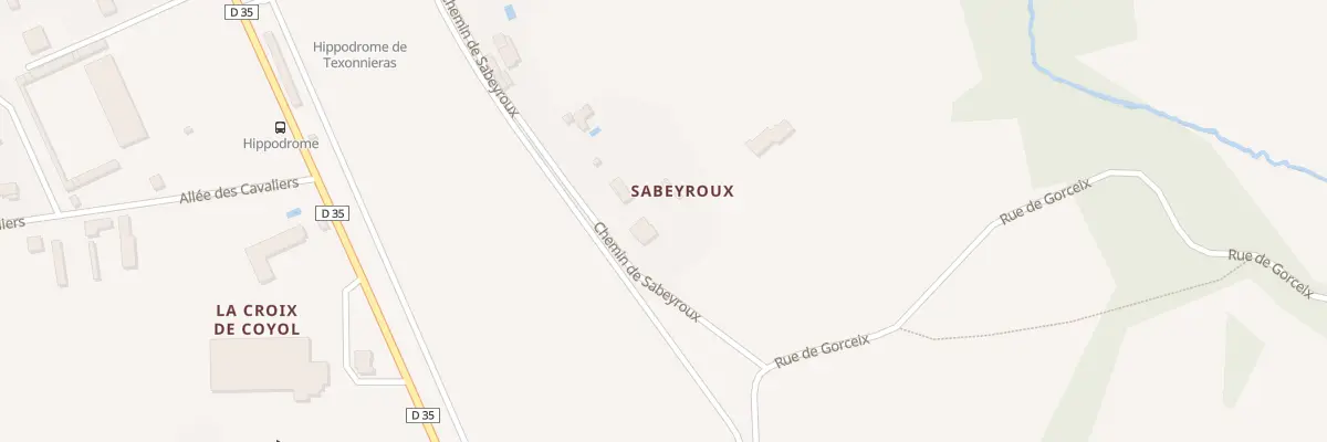 Plan du 4 Che de Sabeyroux à Couzeix