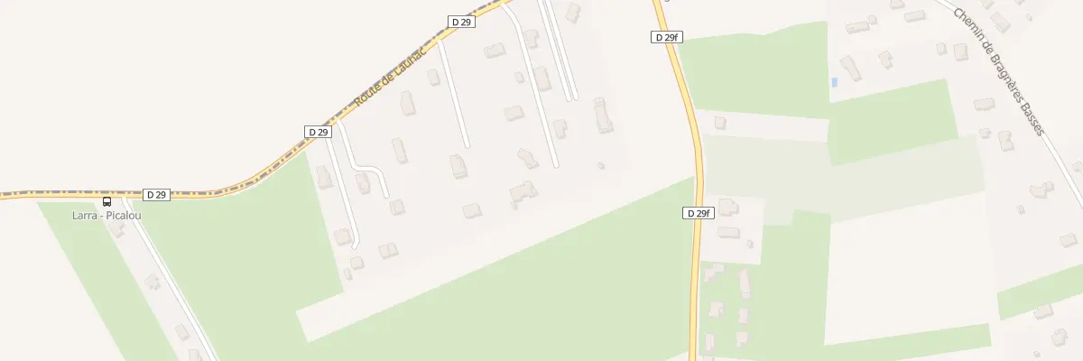 Plan du 1319 Rte de Launac à Larra