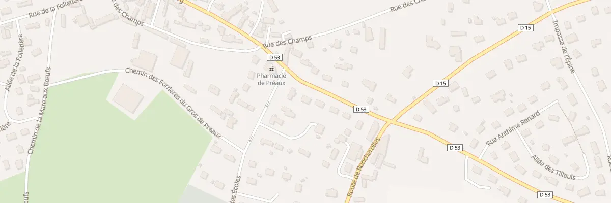Plan du 366 Rue du Bourg à Préaux