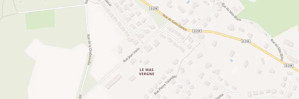 Plan du 7 Rue Jean Varin à Limoges