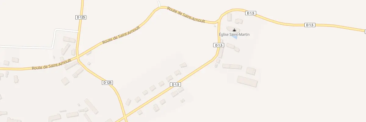 Plan du 15 Rue de l’Eglise à Billancelles