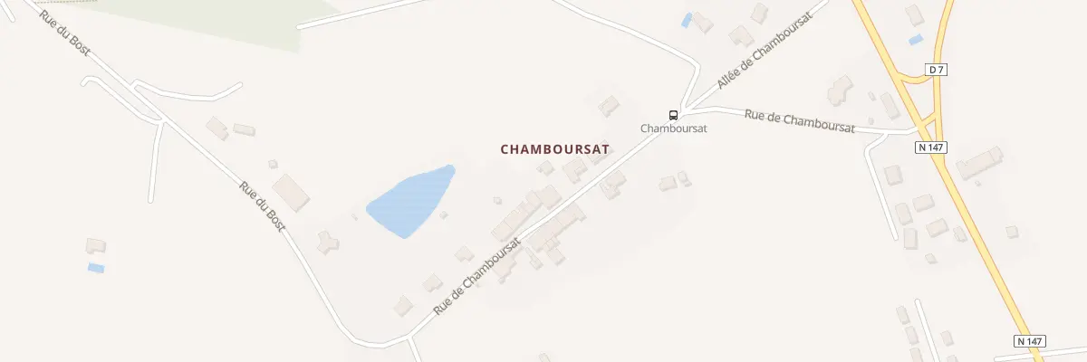 Plan du 12 Rue de Chamboursat à Couzeix