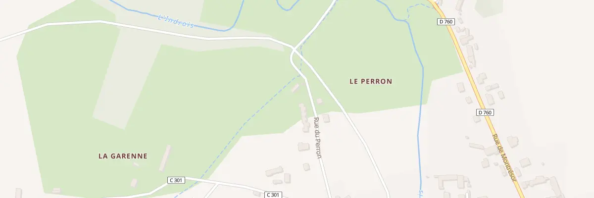 Plan du 17 Rue du Perron à Villeloin-Coulangé