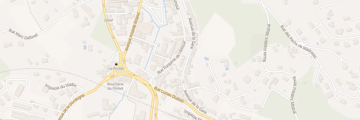 Plan du 4 Av de la Gare à Sarlat-la-Canéda