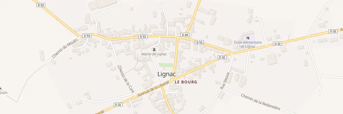 Plan du 7 Rue du Bosquet à Lignac