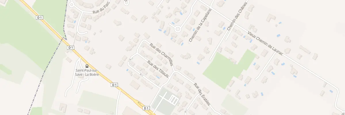 Plan du 1 Rue des Charmilles à Saint-Paul-sur-Save