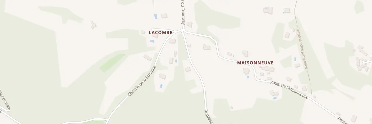 Plan du 500C Cote du Byne à Fougueyrolles