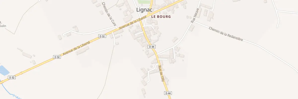 Plan du 16 Rue de Tilly à Lignac