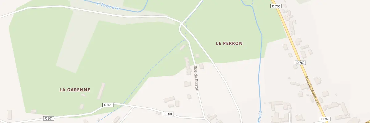 Plan du 15 Rue du Perron à Villeloin-Coulangé